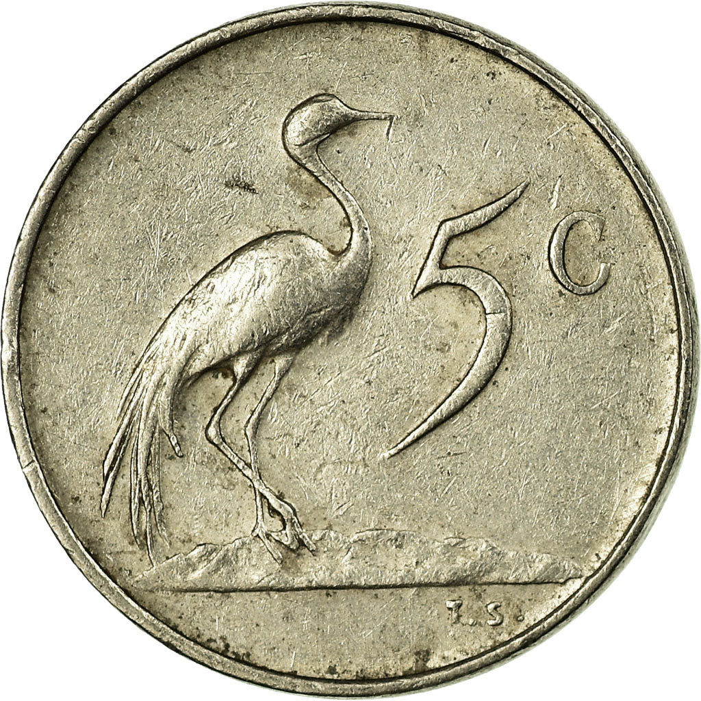 Munten, Zuid Afrika, 5 Cents, 1981, FR+, Nickel, KM:84