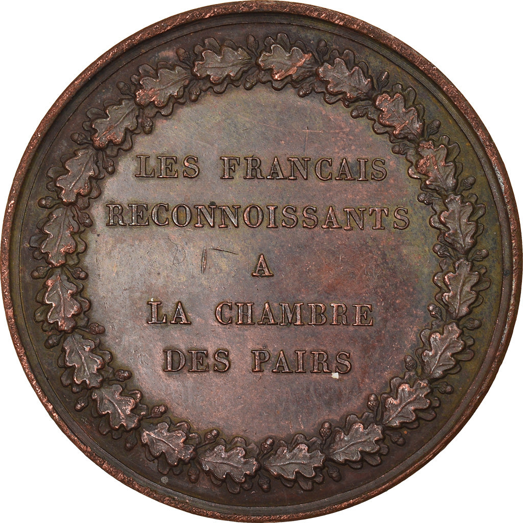 France, Medal, CHARLES X, Projet de Loi sur le Droit d’Ainesse, 1826