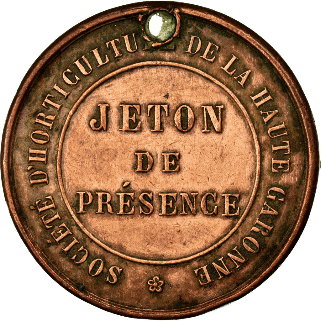 France, Token, Agriculture and Horticulture, EF(40-45), Copper