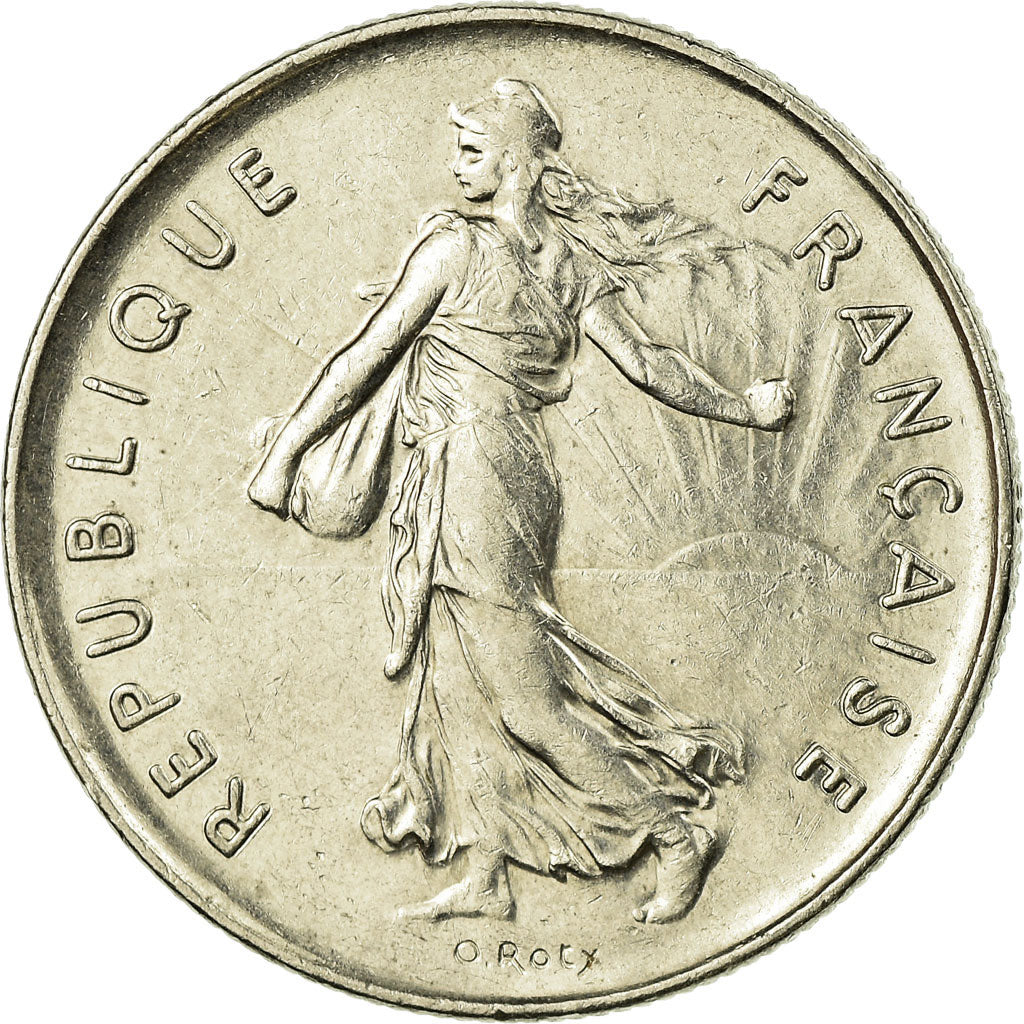 Münze, Frankreich, Semeuse, 5 Francs, 1991, Paris, SS, Nickel Clad