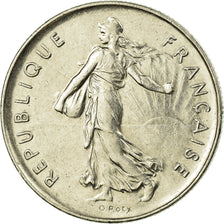 Moneta, Francia, Semeuse, 5 Francs, 1991, Paris, BB, Nichel placcato