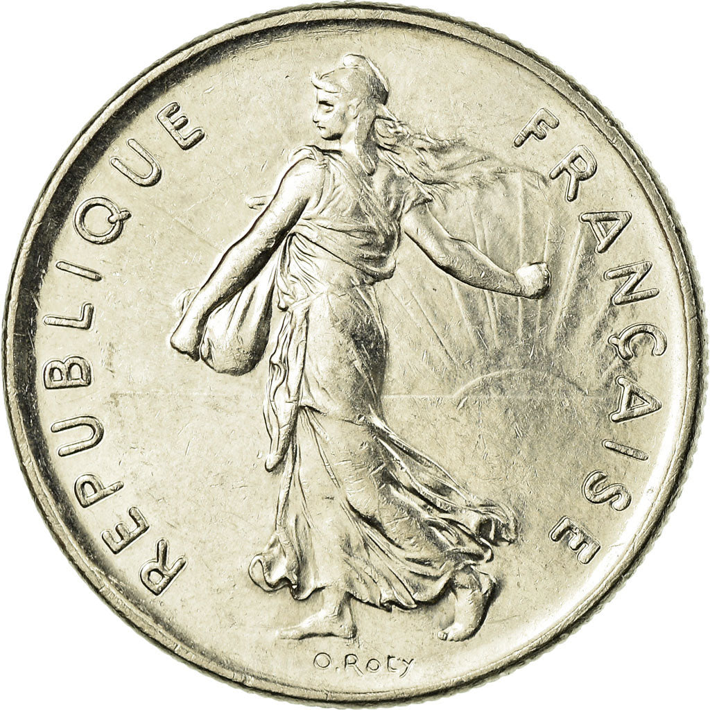 Coin, France, Semeuse, 5 Francs, 1992, Paris, EF(40-45), Nickel Clad