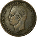Moneta, Grecia, George I, 10 Lepta, 1878, MB+, Rame, KM:55