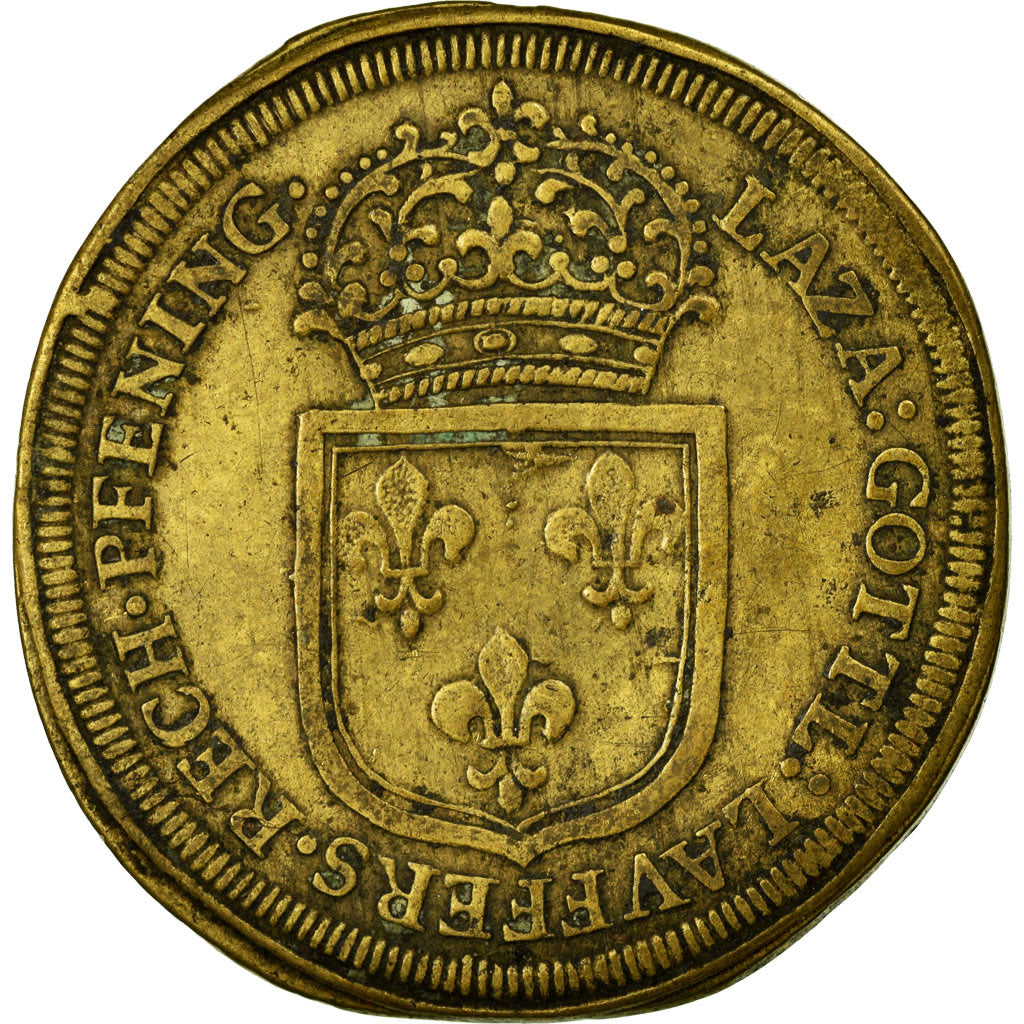 Francja, Token, Królewskie, AU(50-53), Miedź