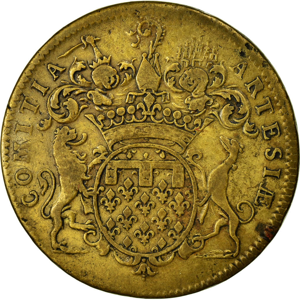 Francja, Token, Królewskie, EF(40-45), Miedź