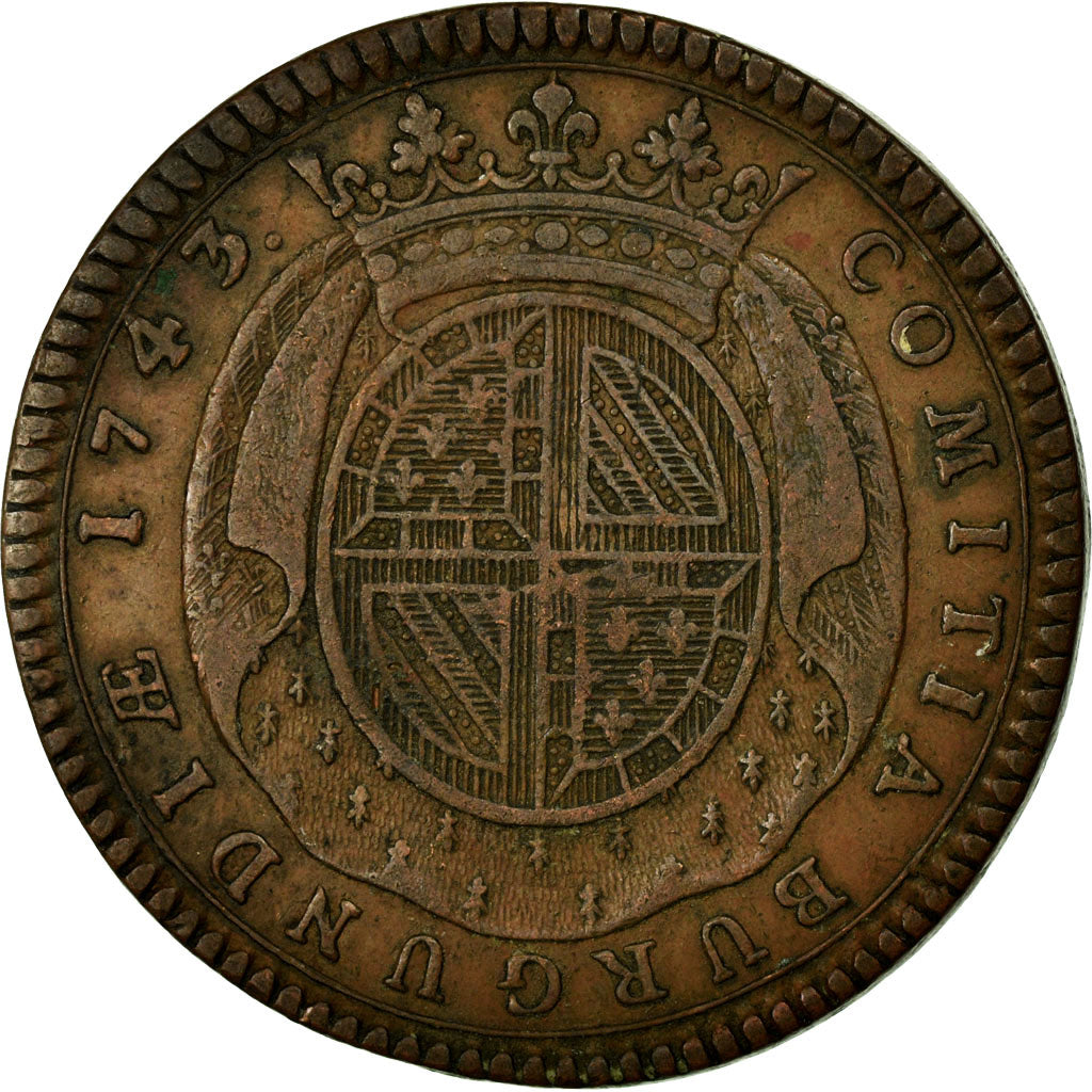 France, Token, Royal, EF(40-45), Copper, Feuardent:9851