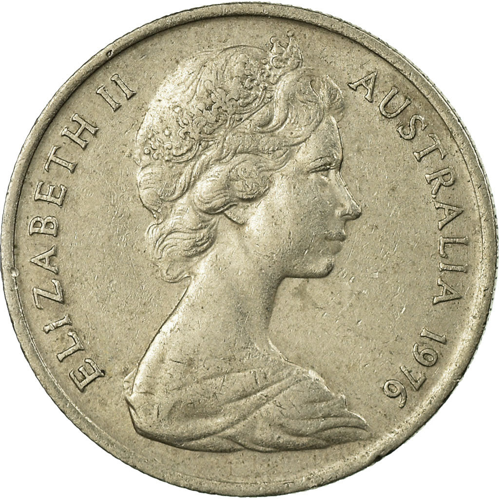 Moneta, Australia, Elizabeth II, 5 Cents, 1976, Melbourne, VF(30-35)