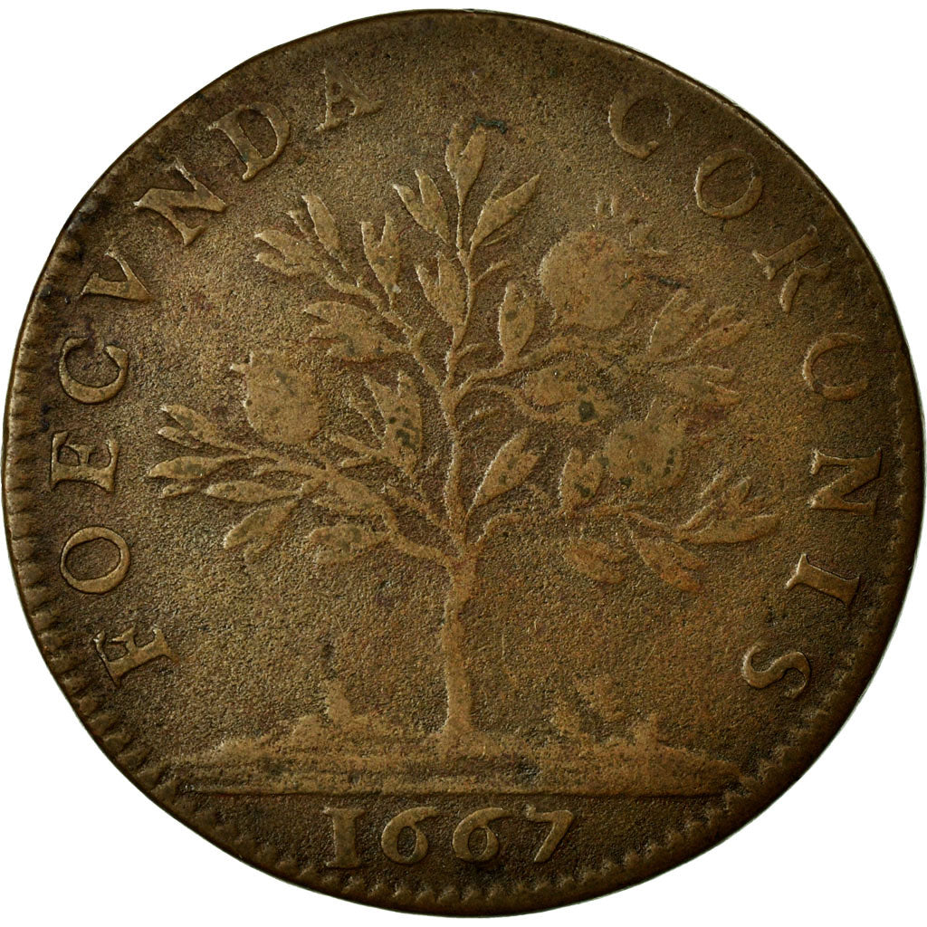 France, Token, Royal, VF(30-35), Copper, Feuardent:13125