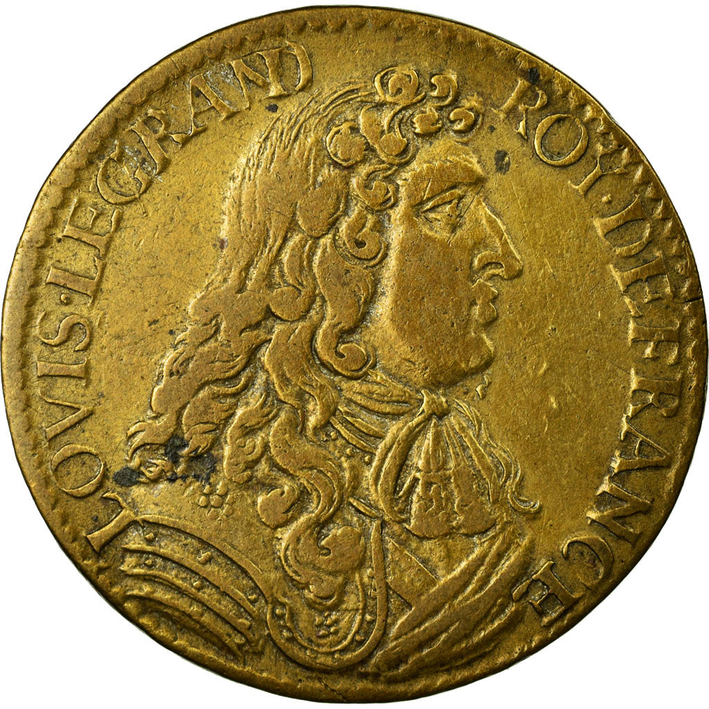 France, Token, Royal, EF(40-45), Copper