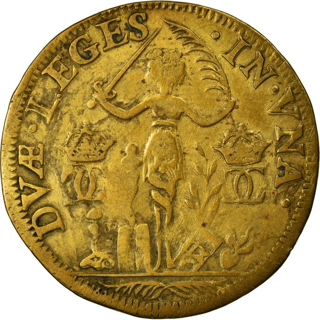 Francja, Token, Królewskie, EF(40-45), Miedź, Feuardent:11664