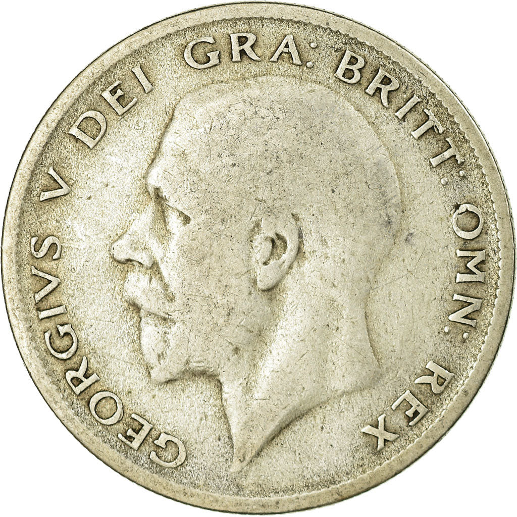 Munten, Groot Bretagne, George V, 1/2 Crown, 1929, FR, Zilver, KM:835