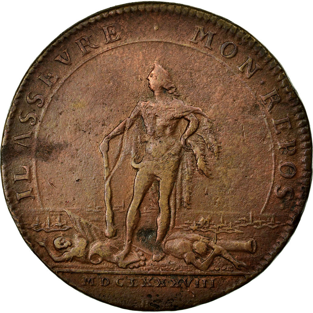 France, Jeton, Royal, TB+, Cuivre, Feuardent:9820.