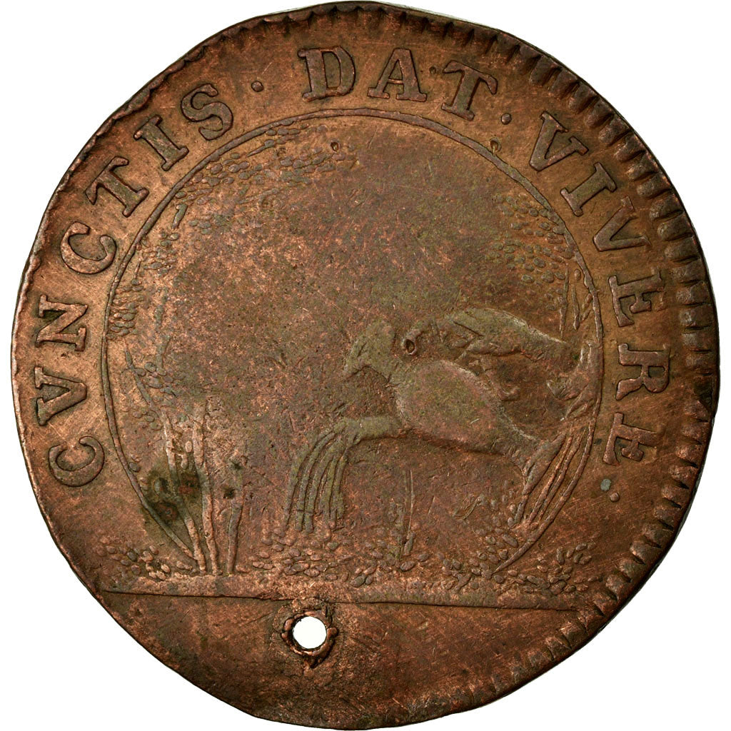 Francja, Token, Królewskie, EF(40-45), Miedź