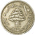 Coin, Lebanon, 10 Piastres, 1961, EF(40-45), Copper-nickel, KM:24
