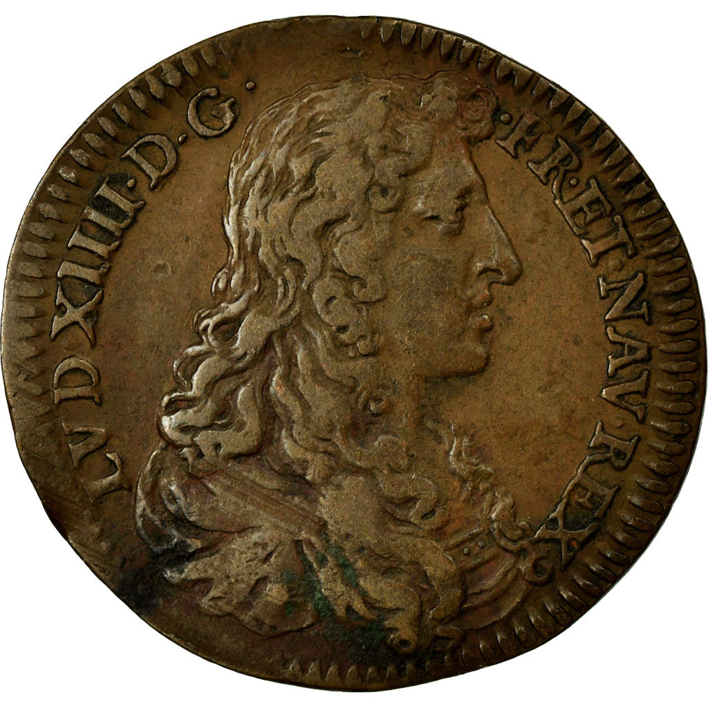 France, Token, Royal, EF(40-45), Copper