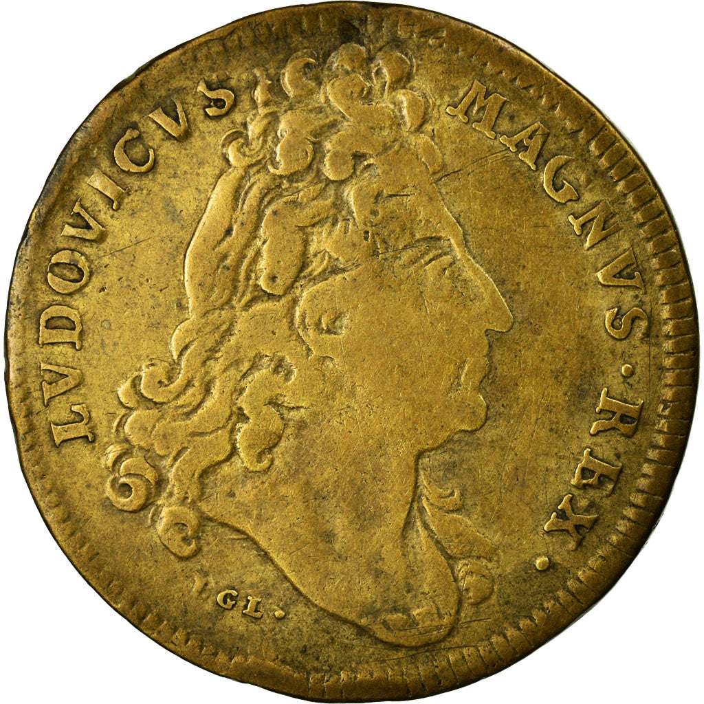 Francja, Token, Królewskie, EF(40-45), Miedź