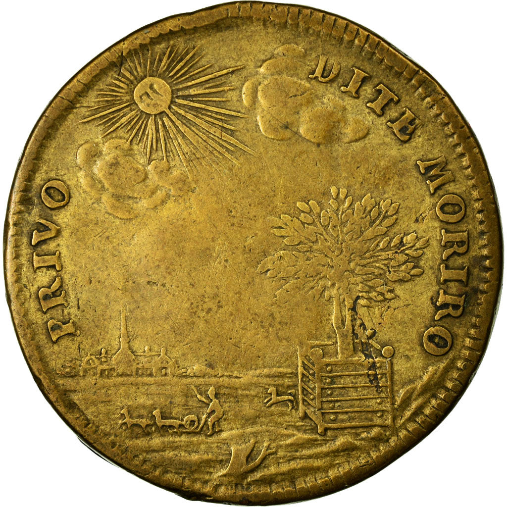 Francja, Token, Królewskie, EF(40-45), Miedź