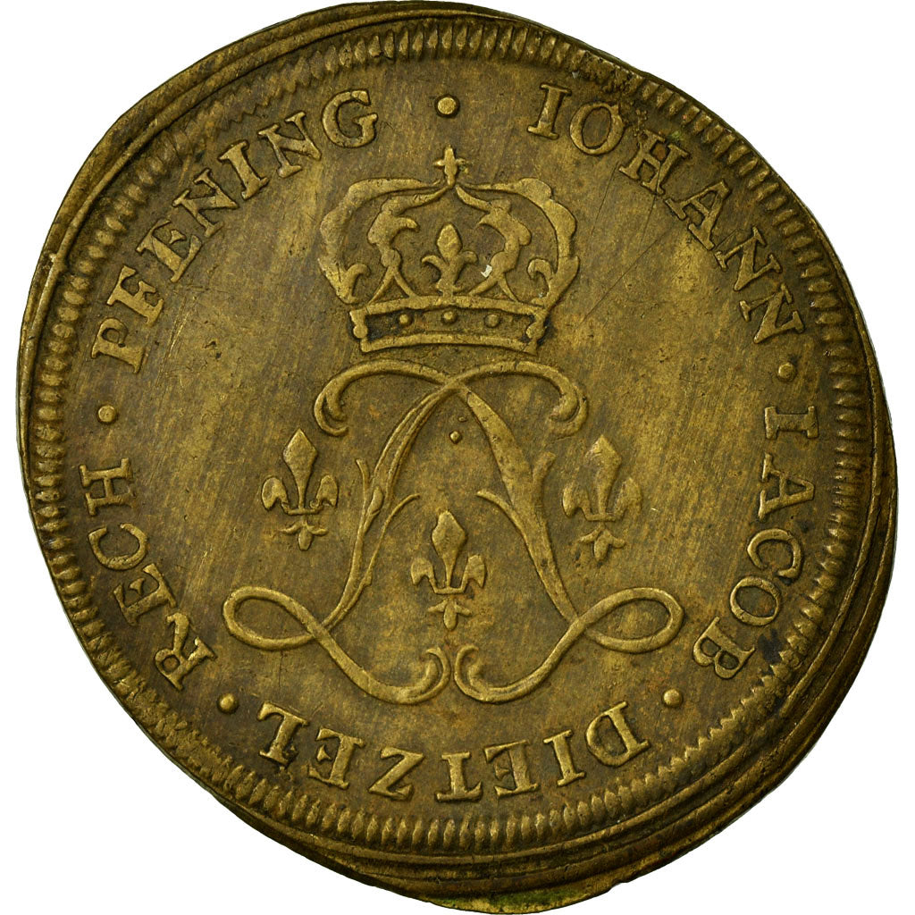 Francja, Token, Królewskie, AU(55-58), Miedź