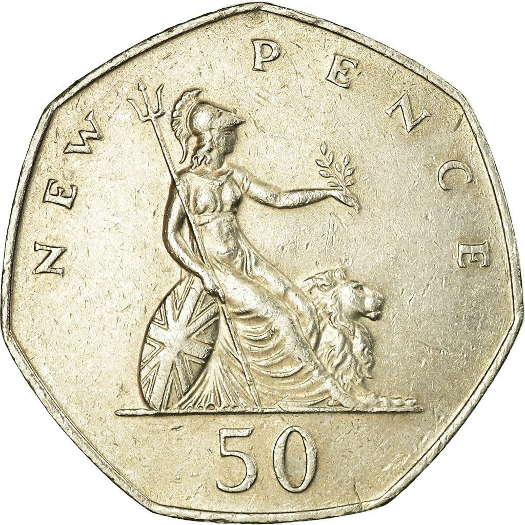 Monnaie, Grande-Bretagne, Elizabeth II, 50 New Pence, 1978, TTB, Copper-nickel