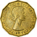 Coin, Great Britain, Elizabeth II, 3 Pence, 1953, EF(40-45), Nickel-brass