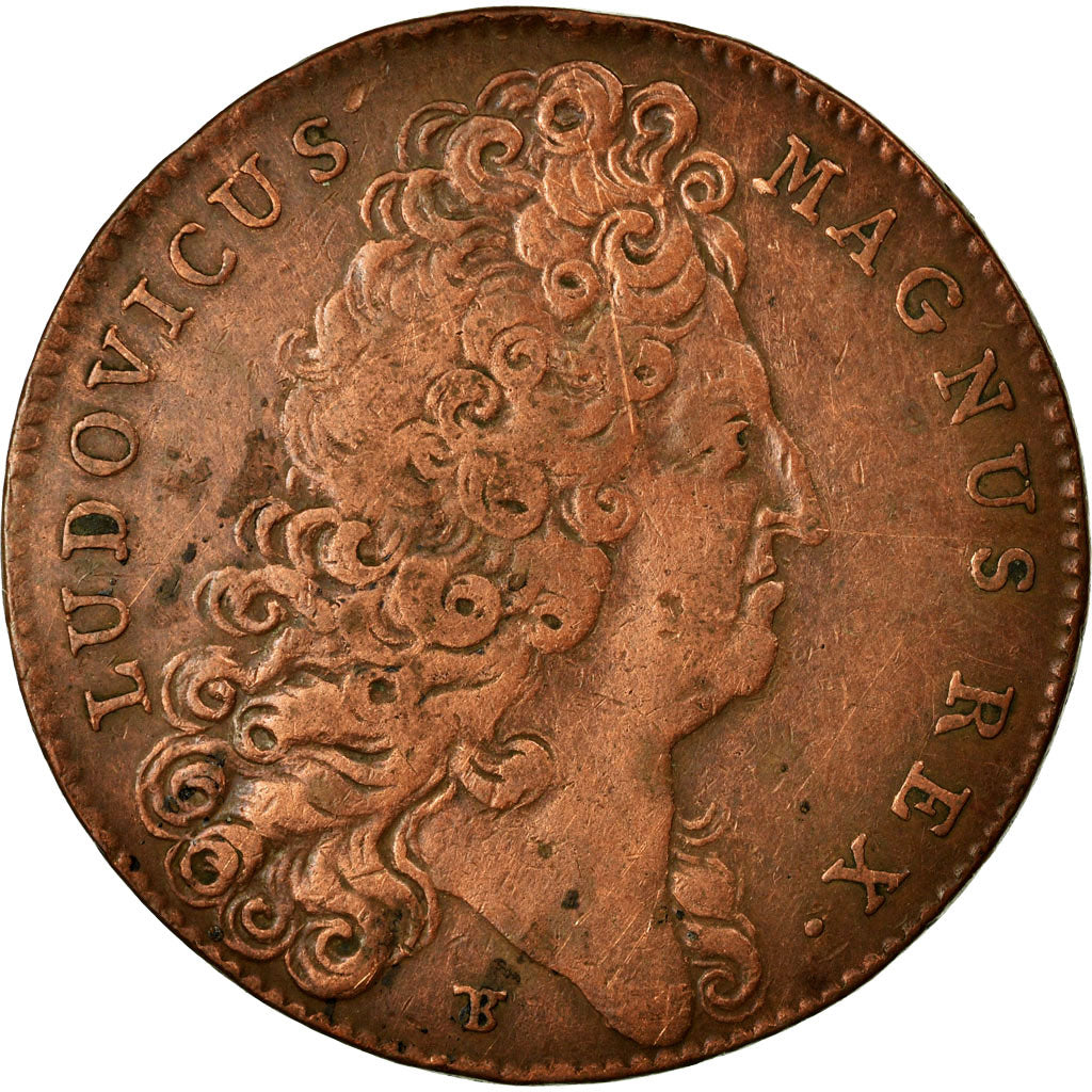Francja, Token, Królewskie, EF(40-45), Miedź