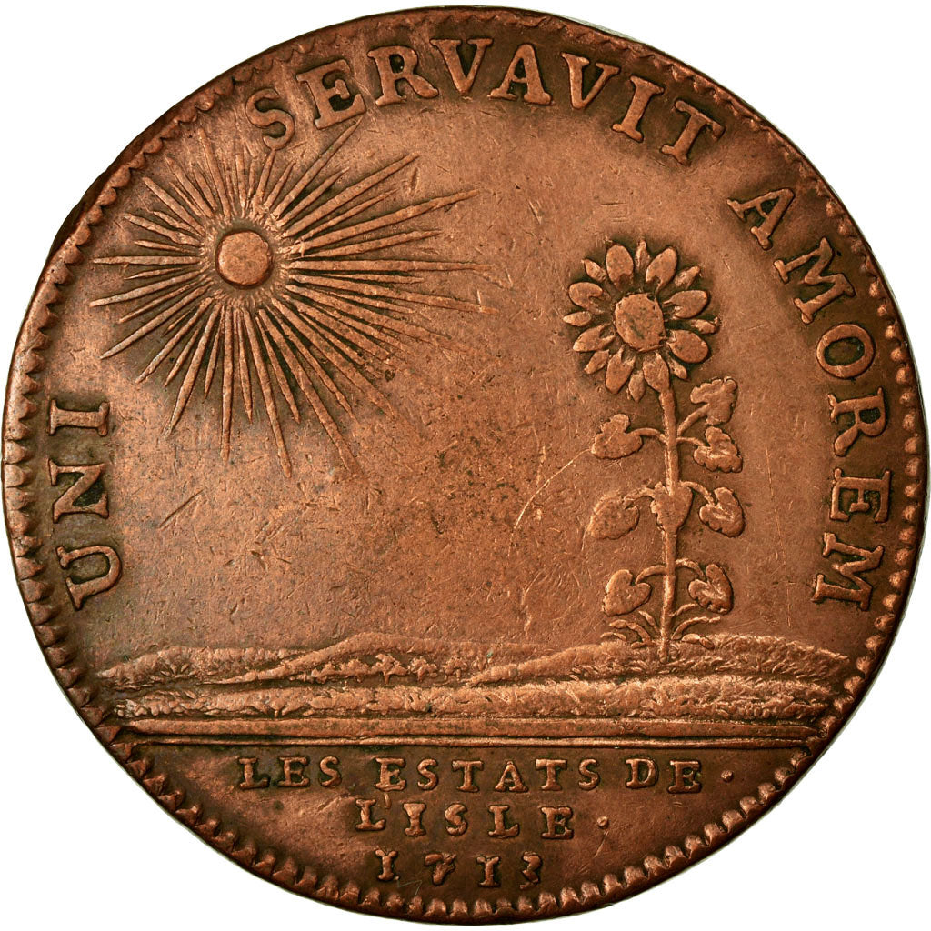 Francja, Token, Królewskie, EF(40-45), Miedź