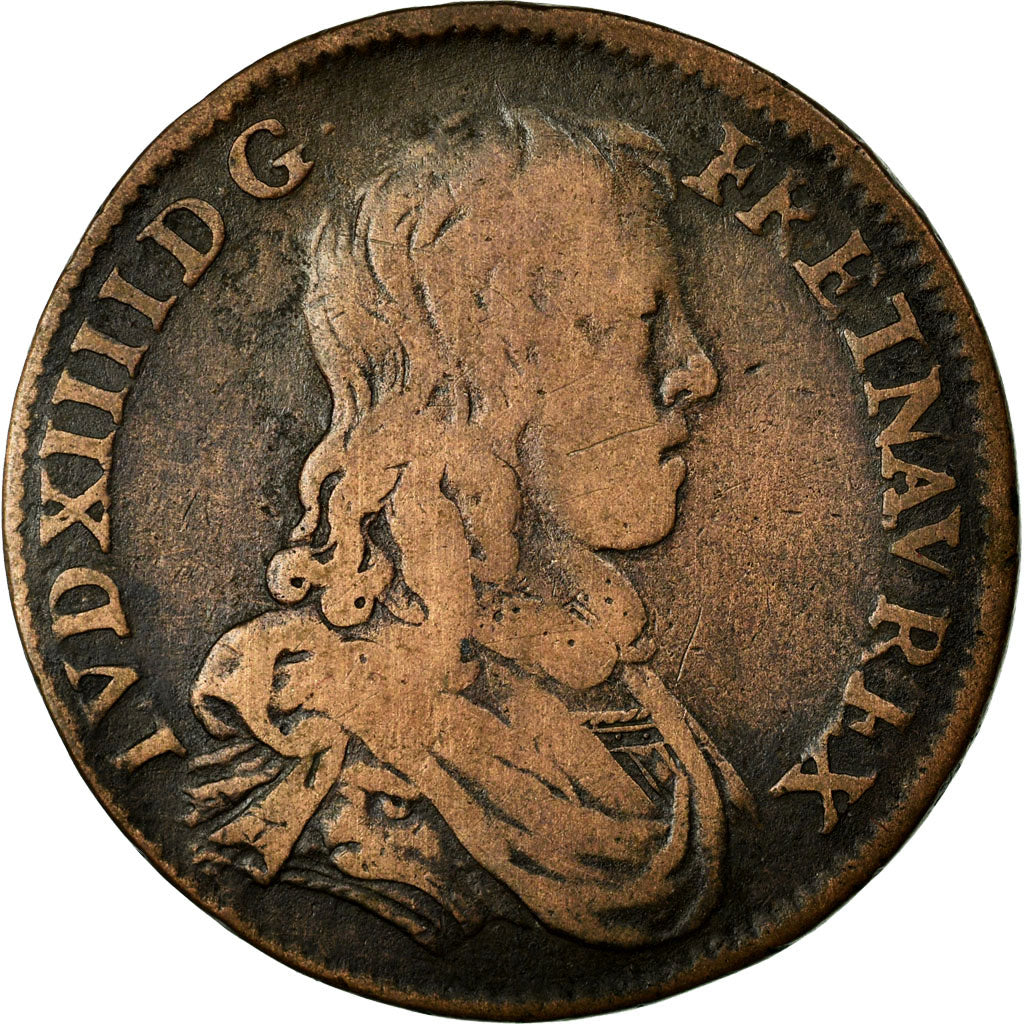 France, Token, Royal, VF(30-35), Copper