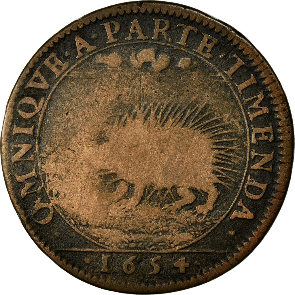 France, Token, Royal, VF(30-35), Copper