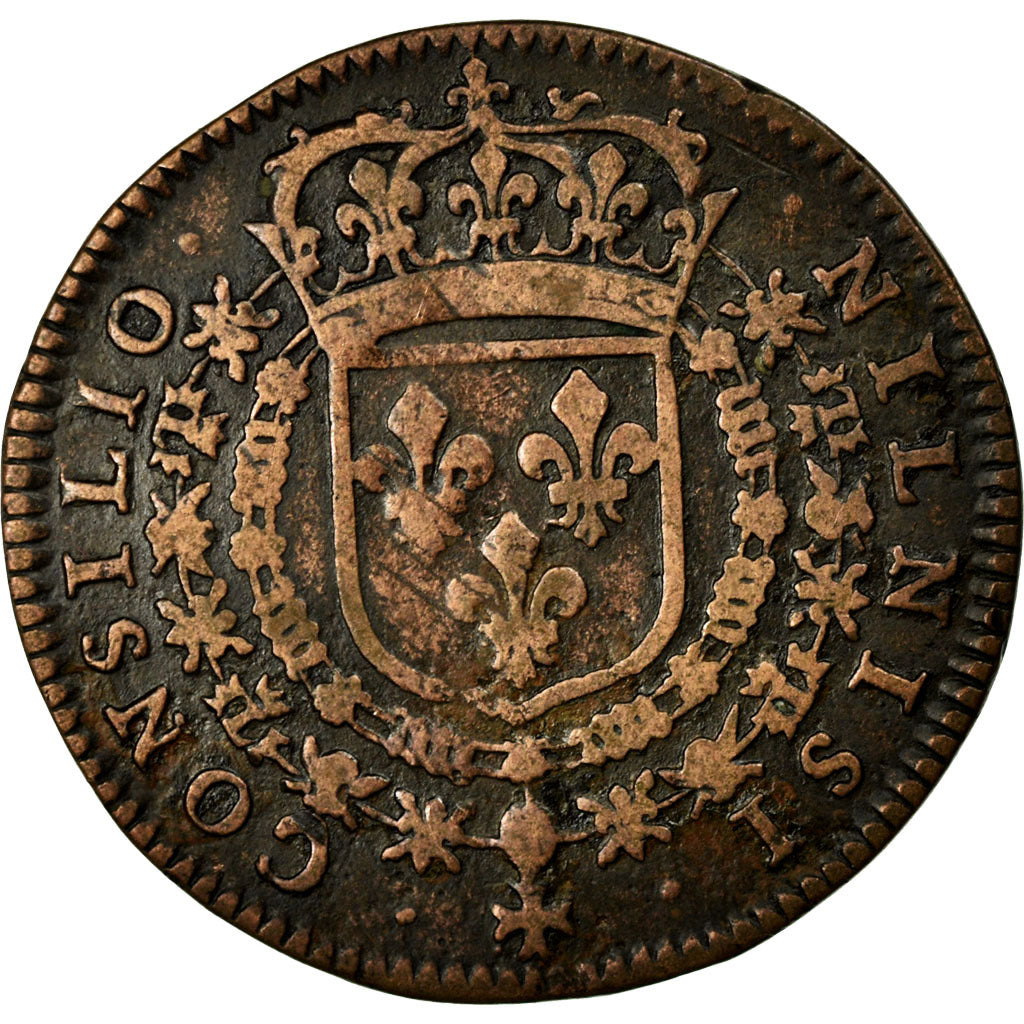 France, Jeton, Royal, TB+, Cuivre