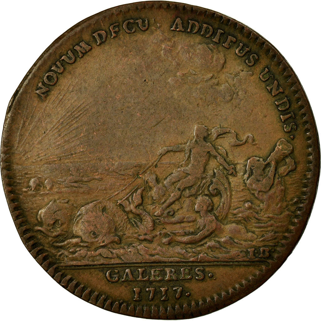 France, Token, Royal, AU(50-53), Brass