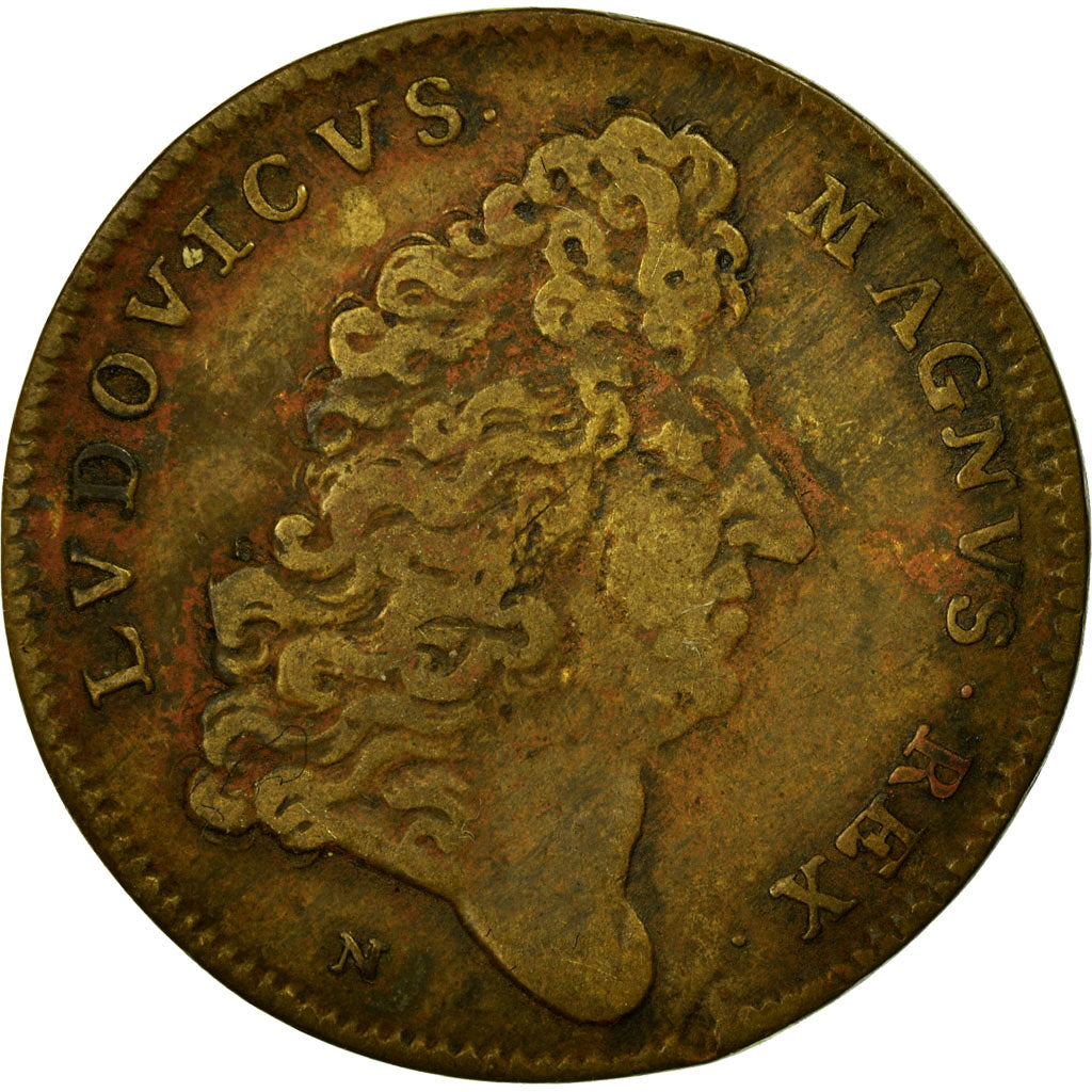 Francja, Token, Królewskie, AU(50-53), Miedź