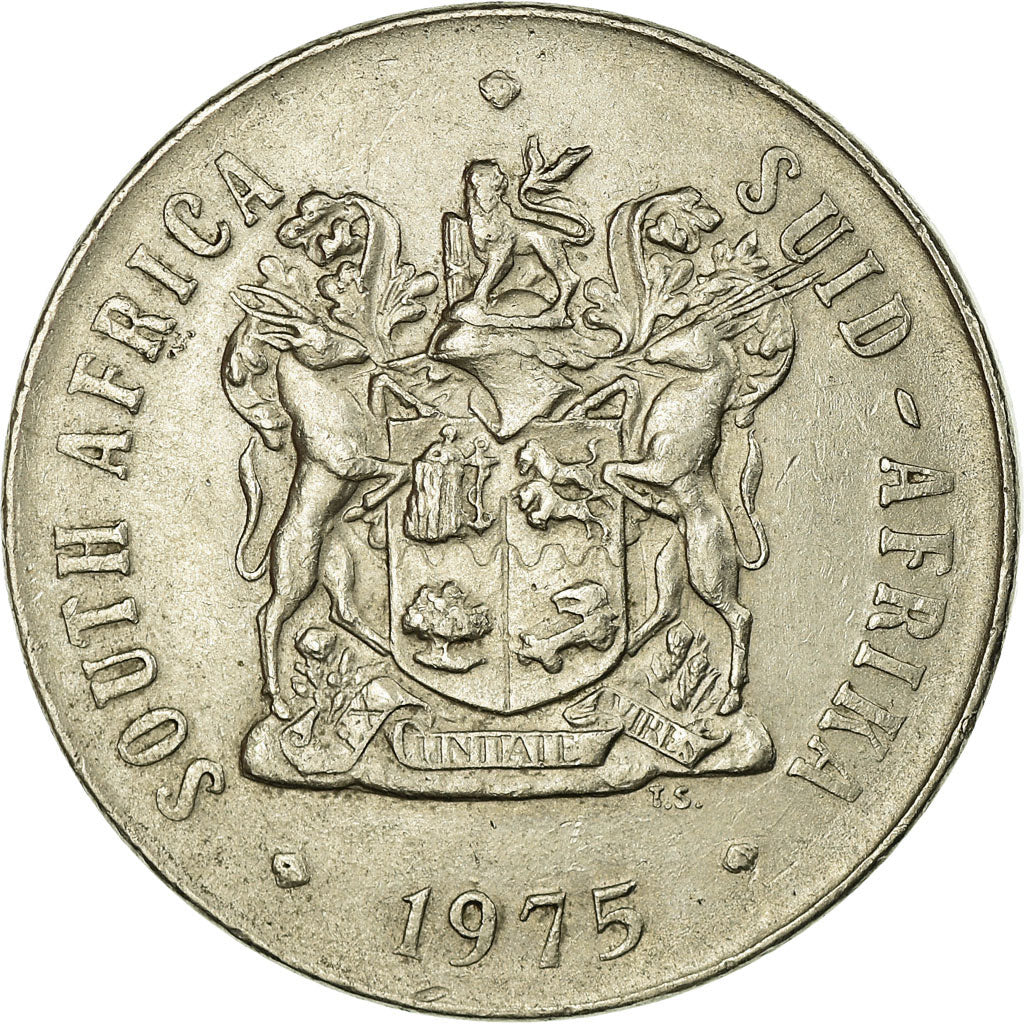 Münze, Südafrika, 50 Cents, 1975, SS, Nickel, KM:87