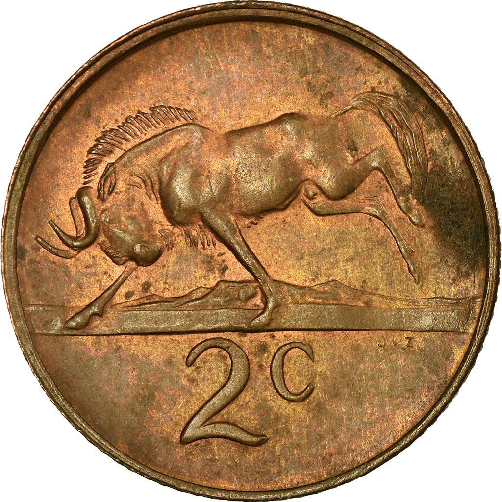 Munten, Zuid Afrika, 2 Cents, 1978, FR+, Bronze, KM:83