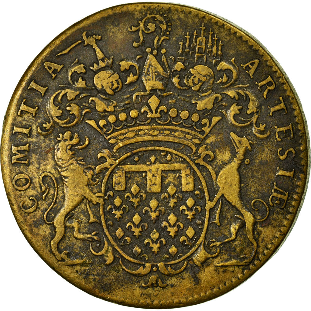 France, Token, Royal, EF(40-45), Copper