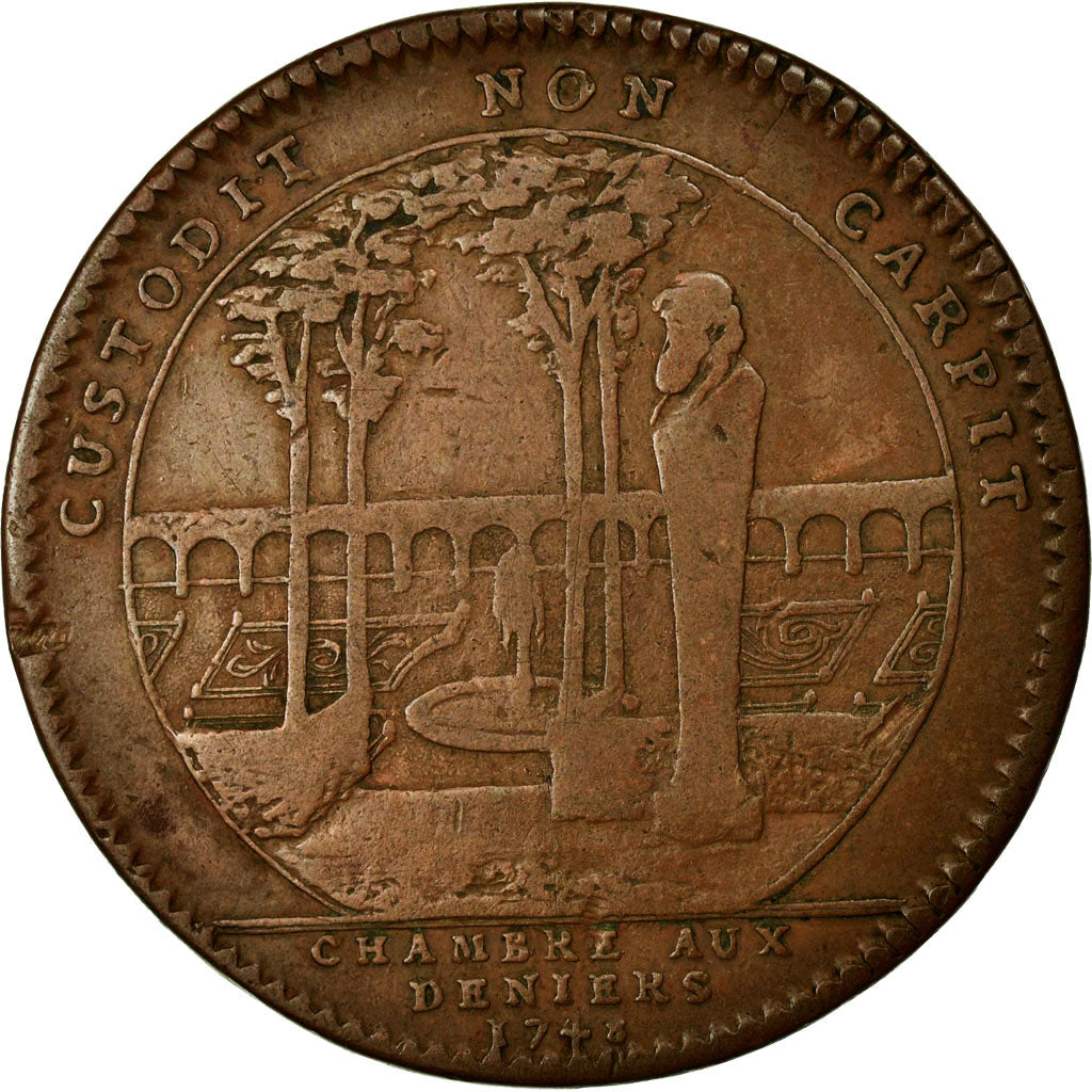Francja, Token, Królewskie, AU(50-53), Mosiądz
