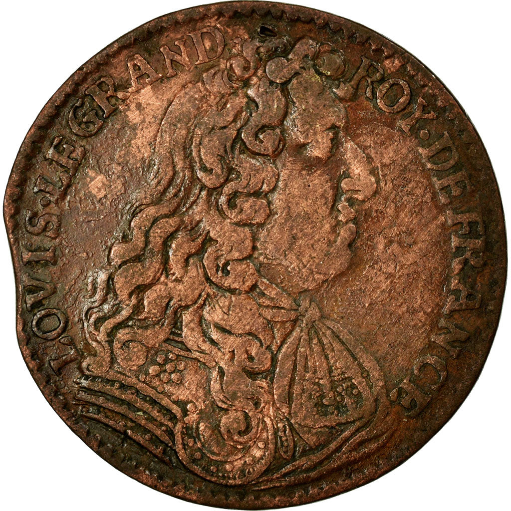Francja, Token, Królewskie, AU(50-53), Miedź