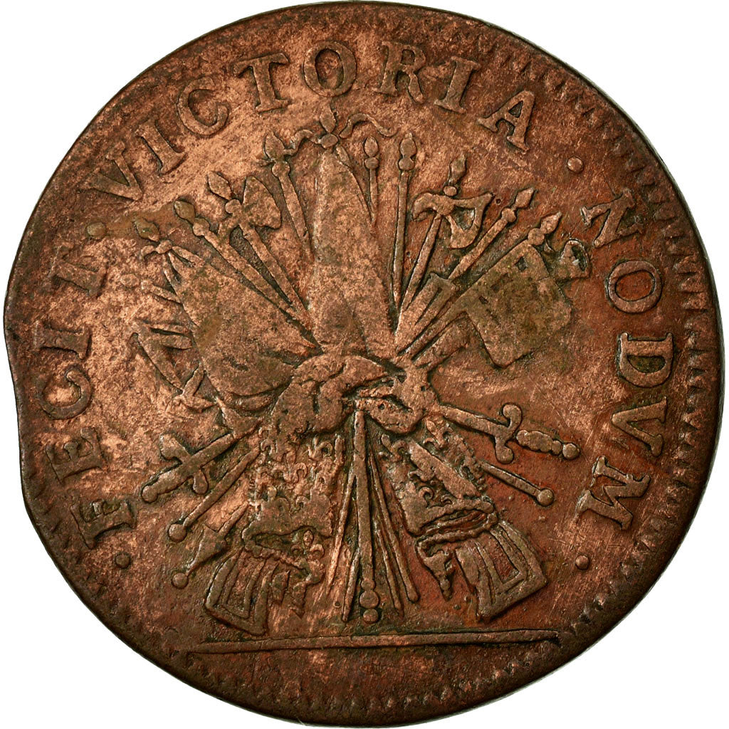 Francja, Token, Królewskie, AU(50-53), Miedź