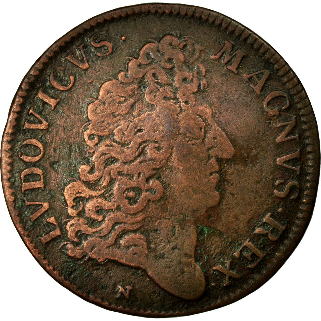 Francja, Token, Królewskie, EF(40-45), Miedź, Feuardent:647