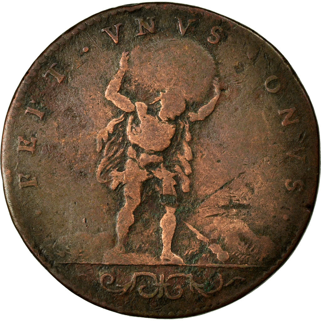 Francja, Token, Królewskie, EF(40-45), Miedź, Feuardent:647