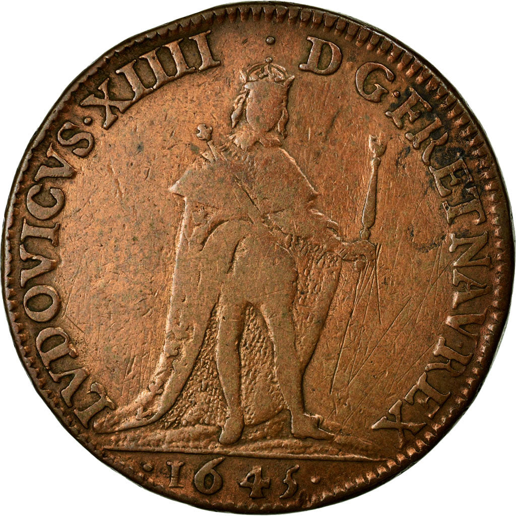 France, Jeton, Royal, TTB, Cuivre, Feuardent:3649