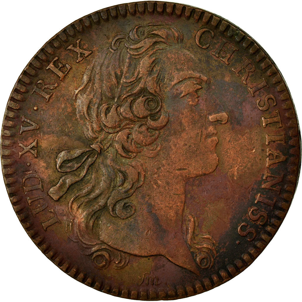 France, Jeton, Royal, TTB+, Cuivre