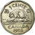 Moneda, Canadá, Elizabeth II, 5 Cents, 1956, Royal Canadian Mint, Ottawa, MBC