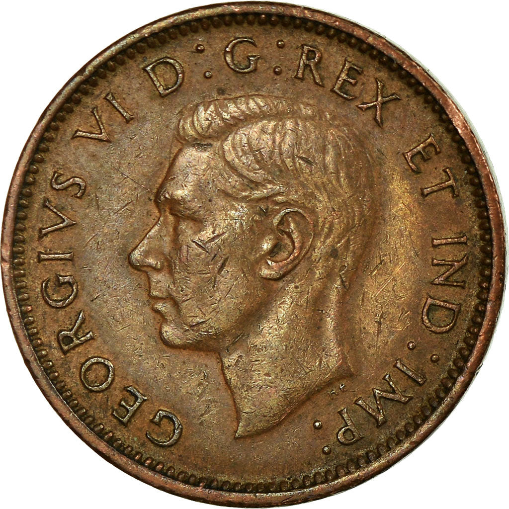 Moneta, Canada, George VI, Cent, 1945, Royal Canadian Mint, Ottawa, EF(40-45)