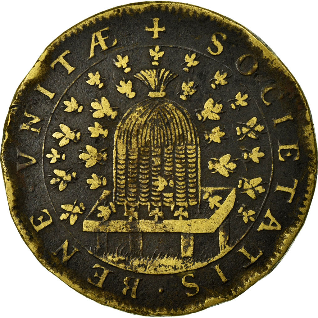 Francja, Token, Królewskie, AU(50-53), Mosiądz