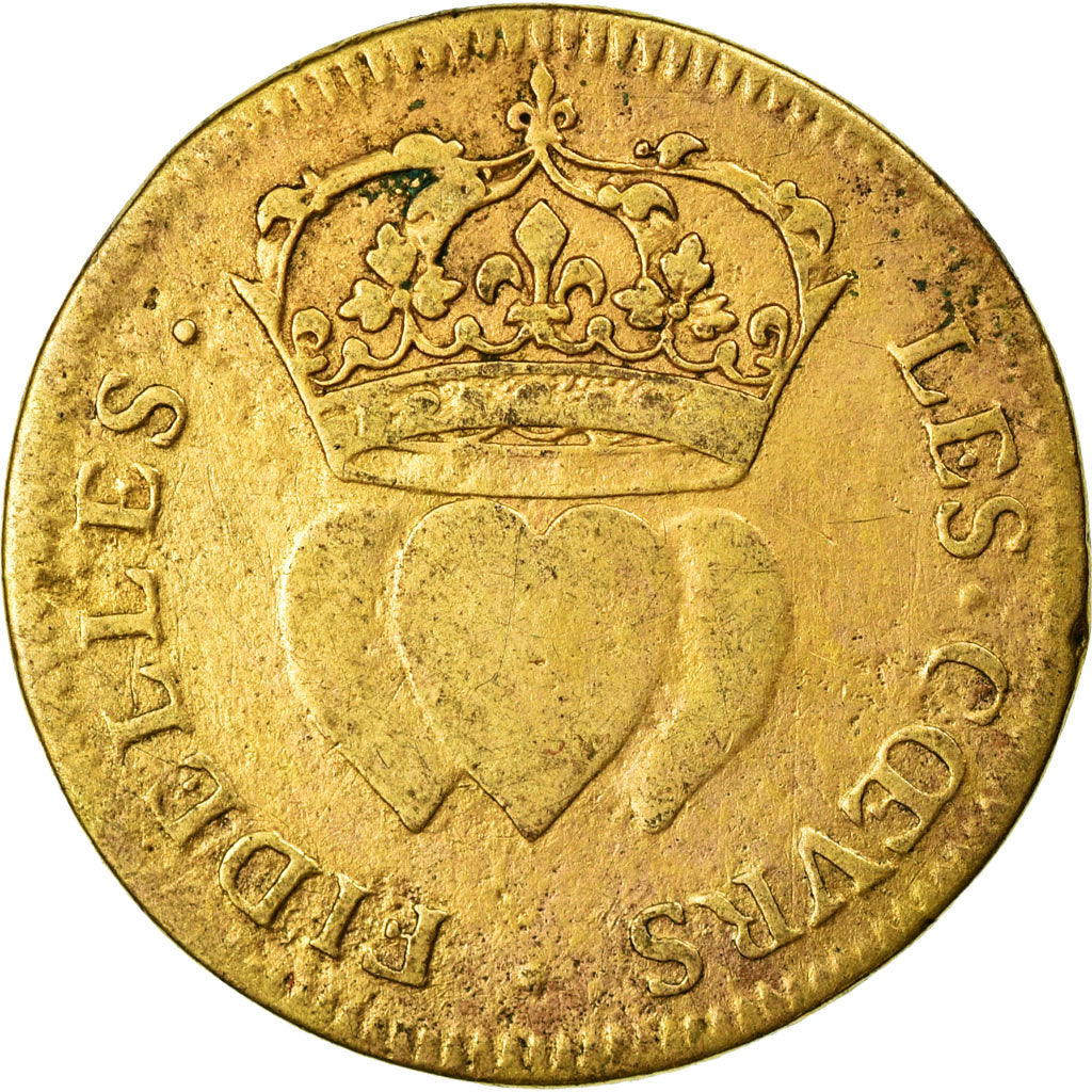 France, Token, Royal, VF(30-35), Copper, Feuardent:12728