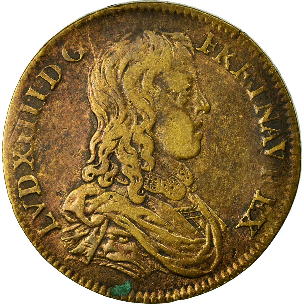 France, Token, Royal, EF(40-45), Copper