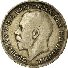 Coin, Great Britain, George V, 3 Pence, 1917, EF(40-45), Silver, KM:813