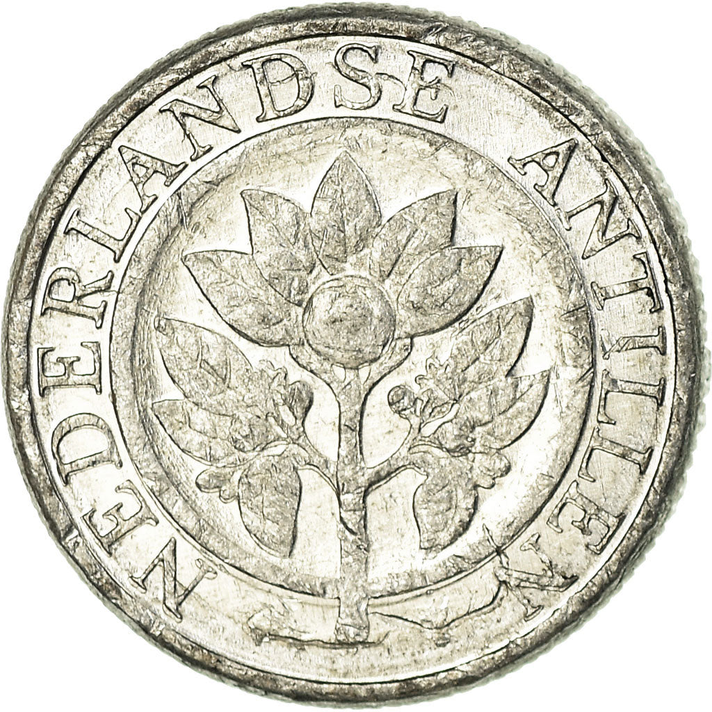 Moneda, Antillas holandesas, Beatrix, 5 Cents, 1993, MBC, Aluminio, KM:33