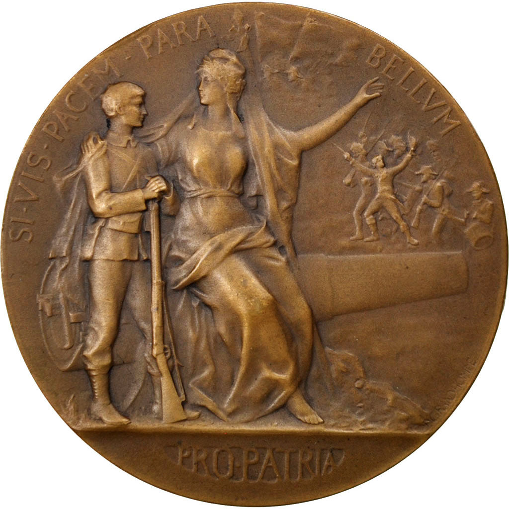 Frankreich, Medal, French Third Republic, Politics, Society, War, Grandhomme