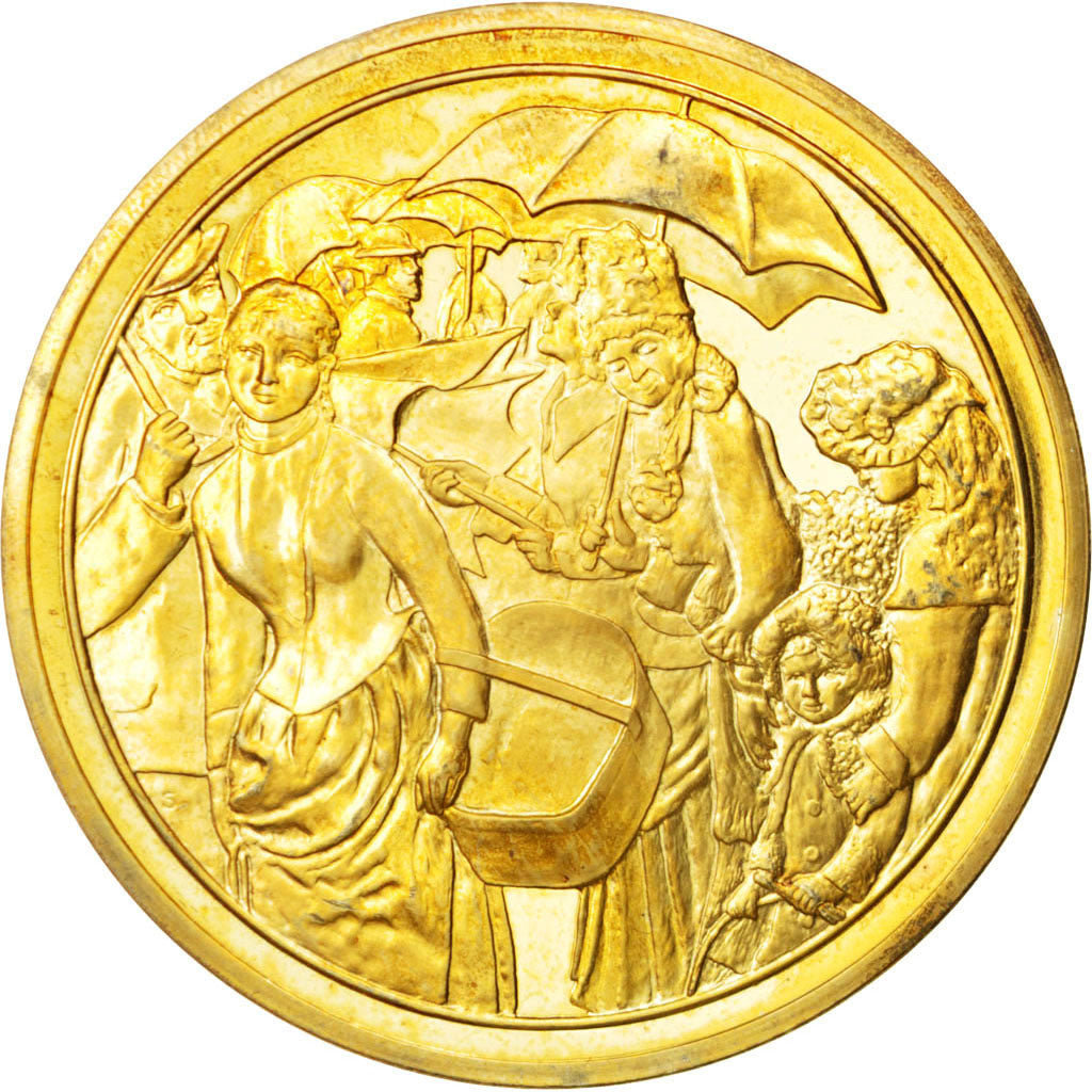 Frankrijk, Medal, French Fifth Republic, Arts & Culture, PR, Vermeil
